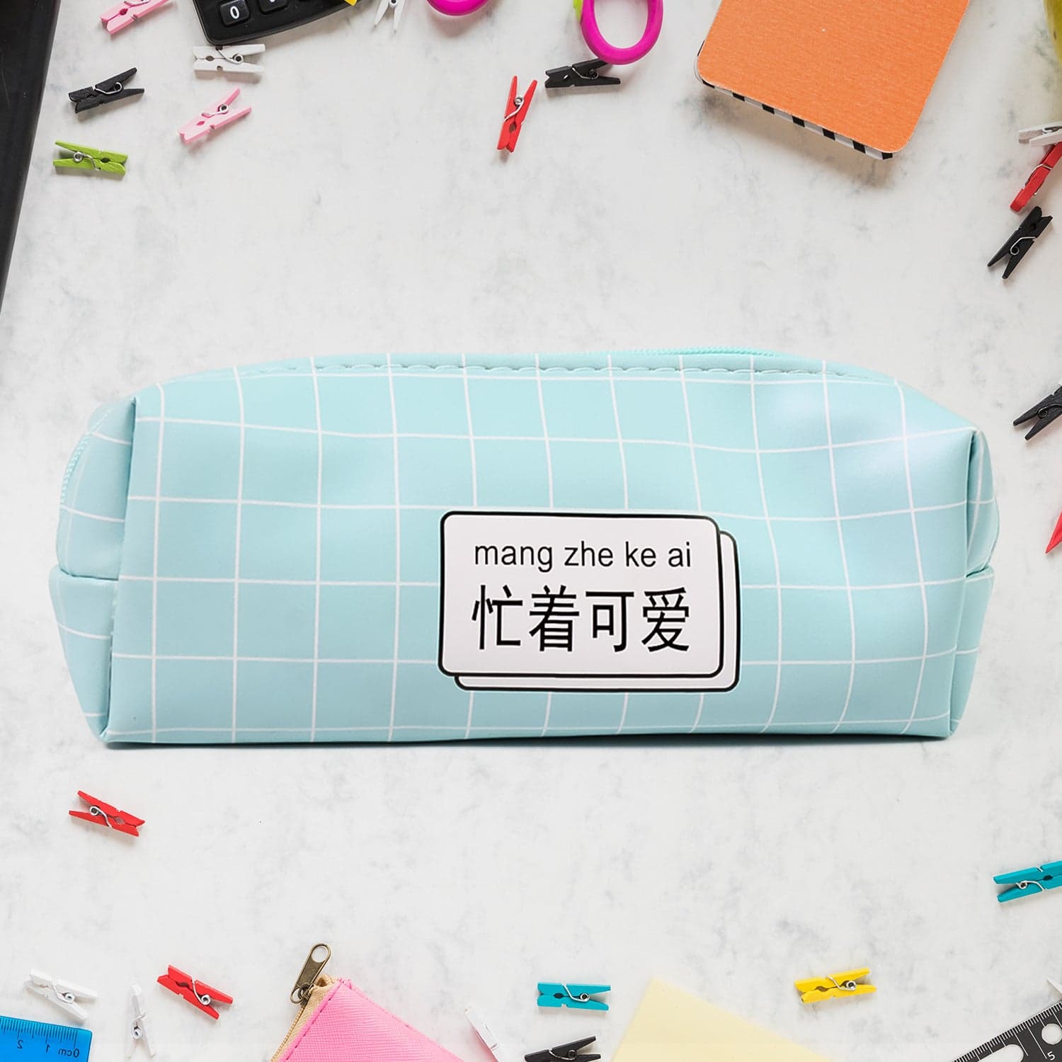 Cute Pencil Pouch Pencil Case Waterproof Stationery Bag (1 Pc) thumbnail 6