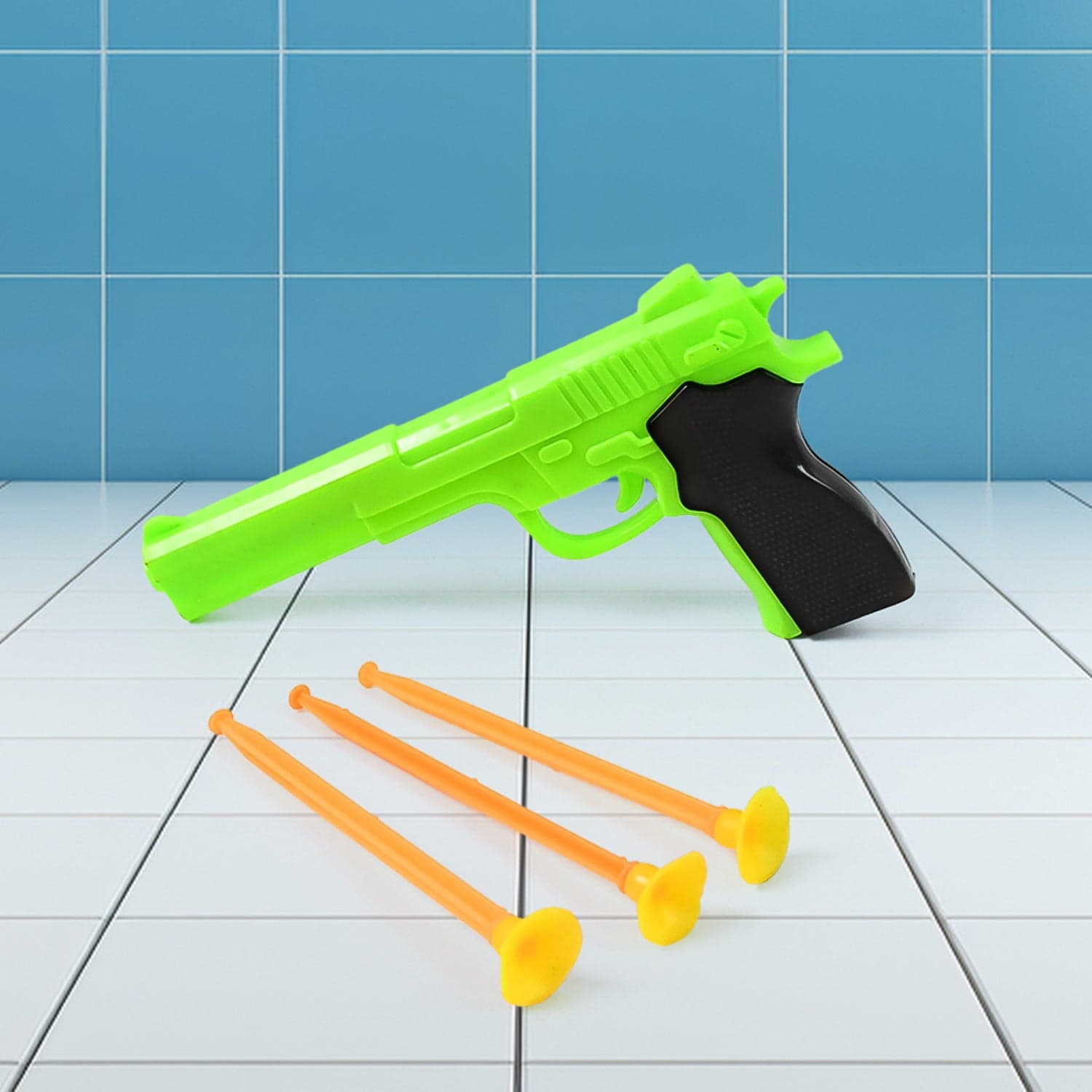 Manual 1 Gun Toys for Kids with 3 Free Soft Suction Dart Bullets / Arrow (1 Set) thumbnail 1