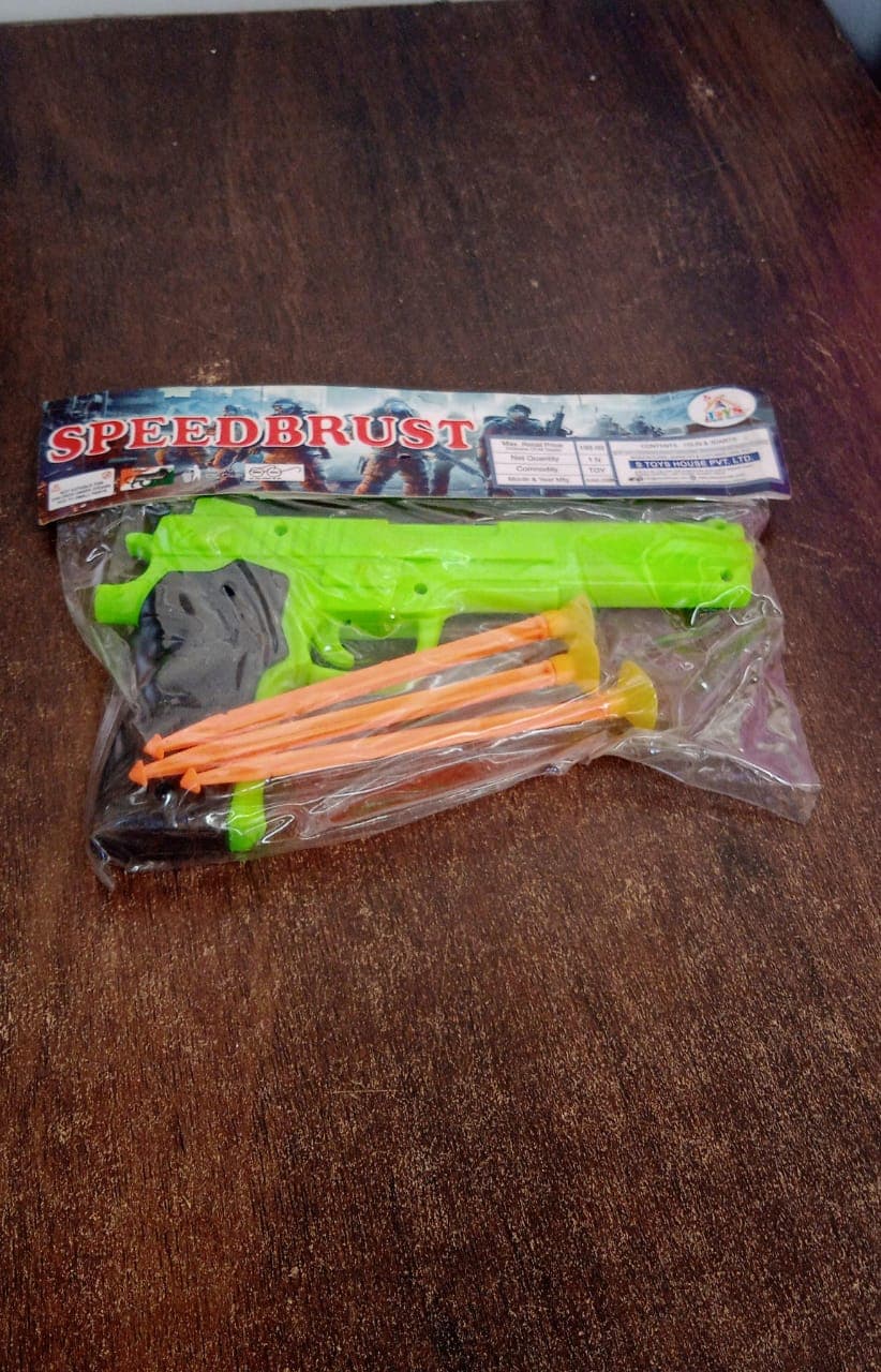 Manual 1 Gun Toys for Kids with 3 Free Soft Suction Dart Bullets / Arrow (1 Set) thumbnail 7