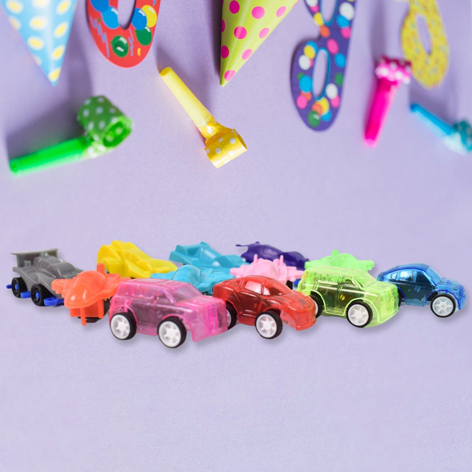 Mini Pull Back Car & Aeroplane Plastic Pull Back Car Cartoon Toys (12 Pcs Set) thumbnail 4