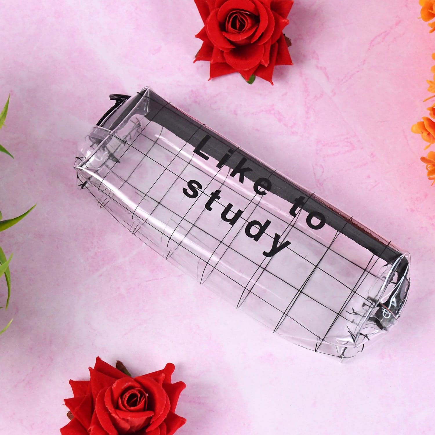 Transparent Pencil Pouch With Zipper (1 Pc) thumbnail 7