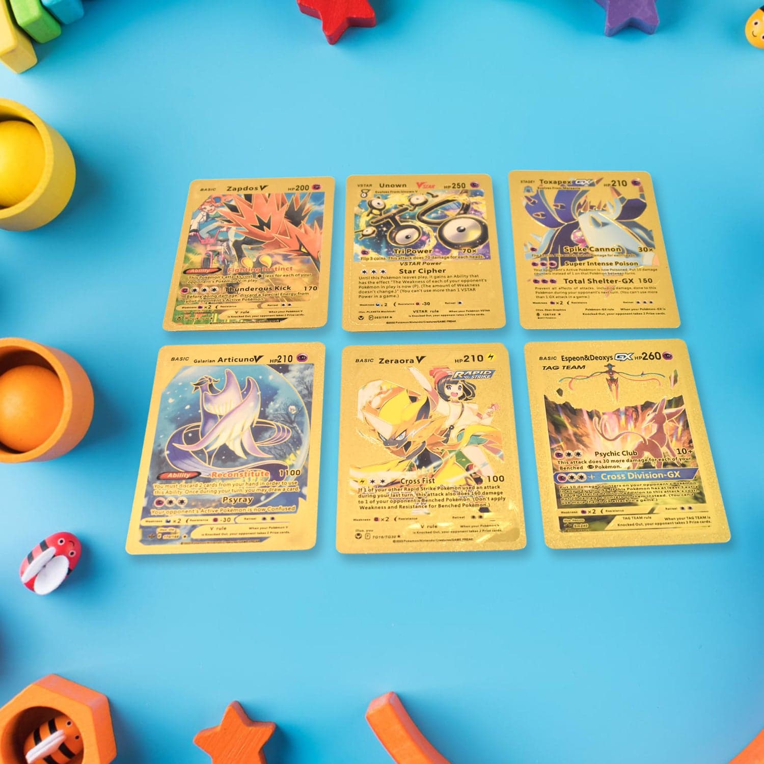 Pocket Monster Golden Trading Playing Cards (55 Pcs Set) thumbnail 4