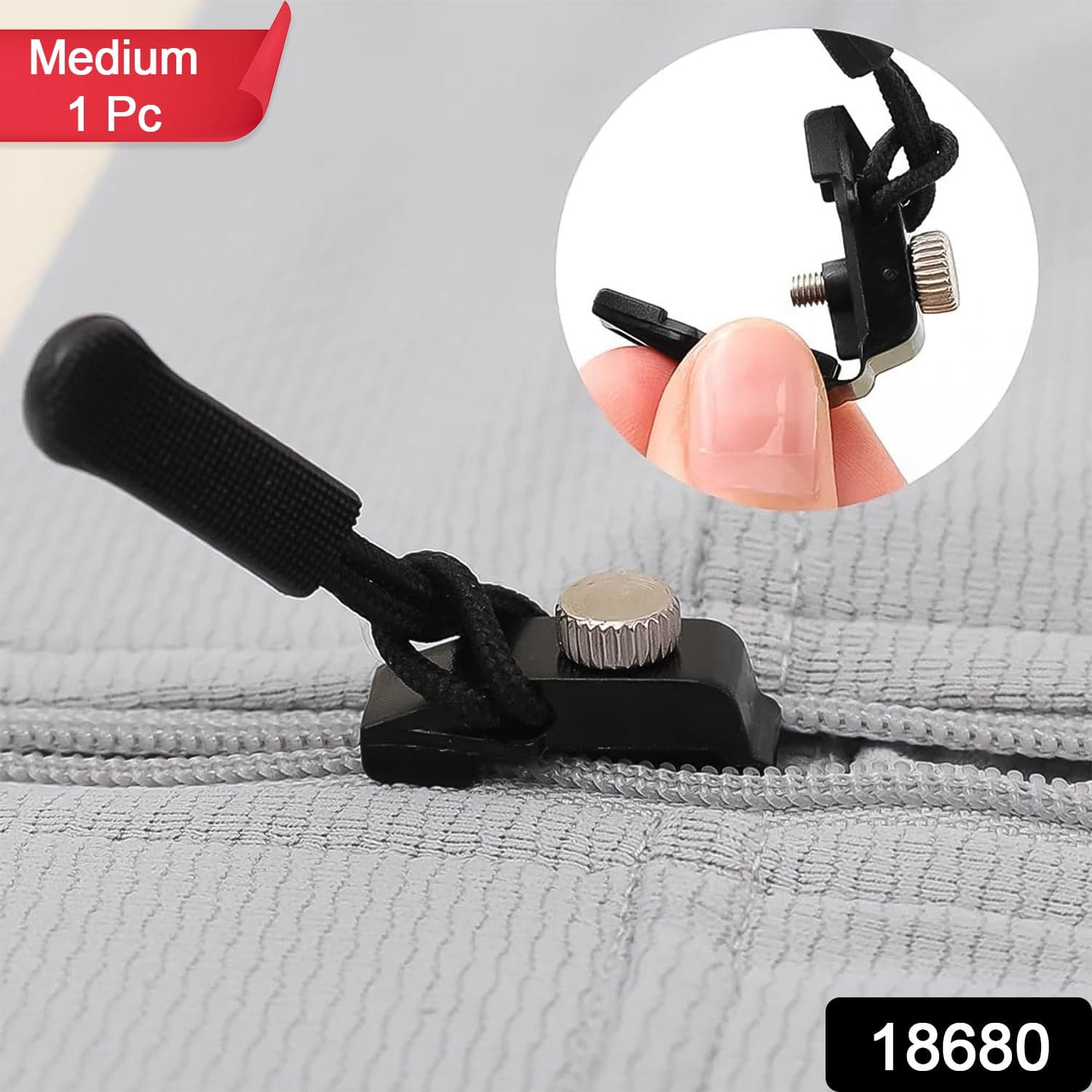 Portable Universal Detachable Zipper Slider (1 Pc / Medium) thumbnail 2