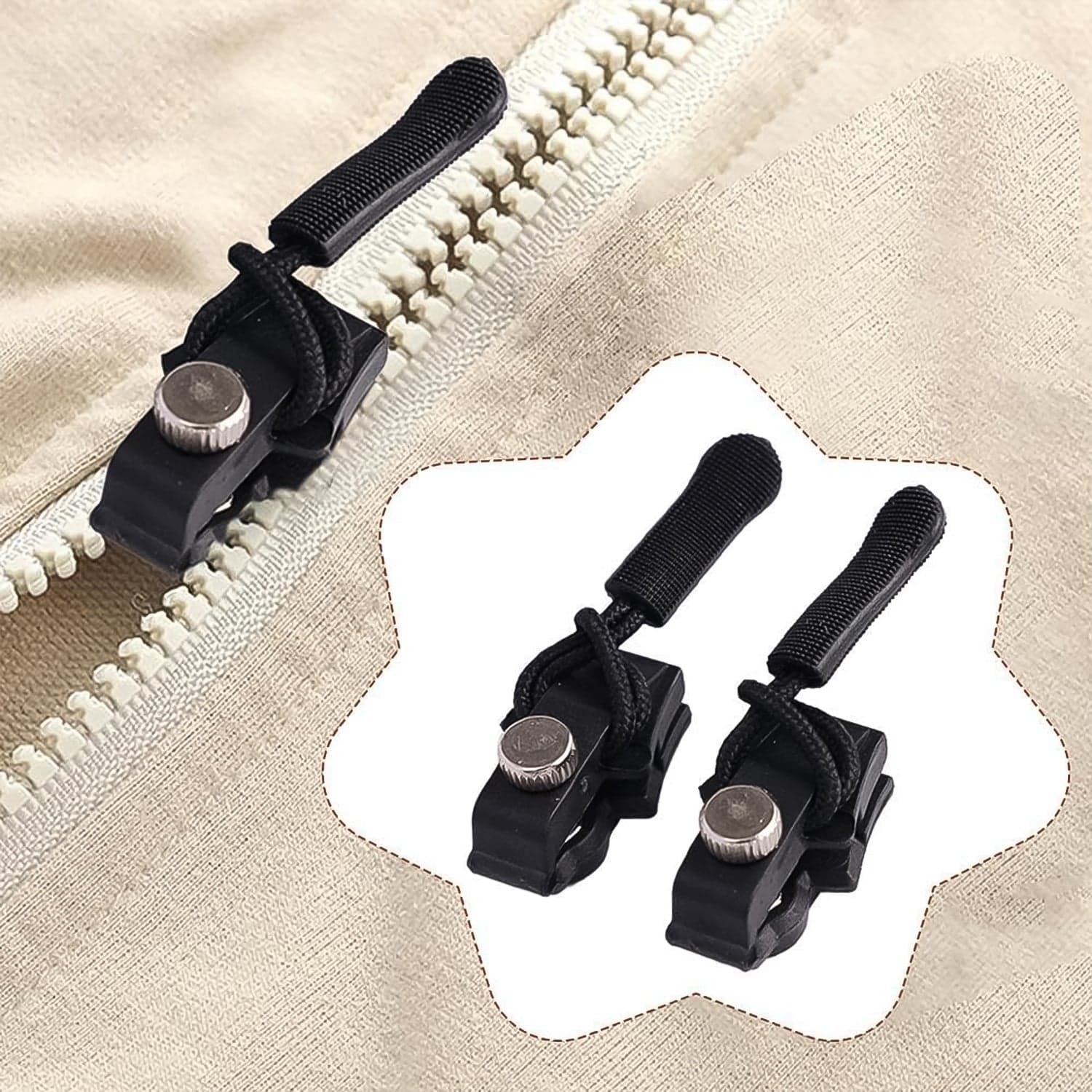 Portable Universal Detachable Zipper Slider (1 Pc / Medium) thumbnail 7
