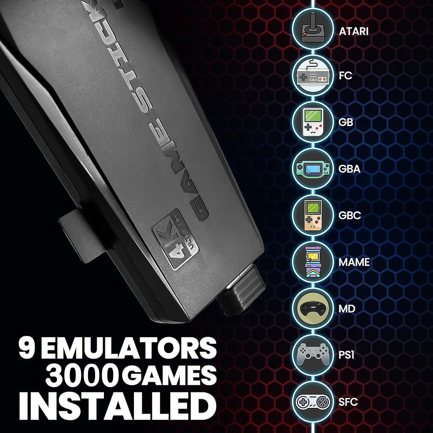 Wireless Controller Gamepad with 10,000+ Games thumbnail 6