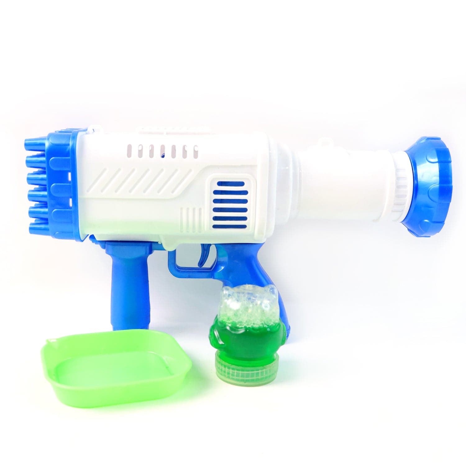32 Holes Big Rechargeable Powerful Machine Bubble Gun Toys (1 Set) thumbnail 5