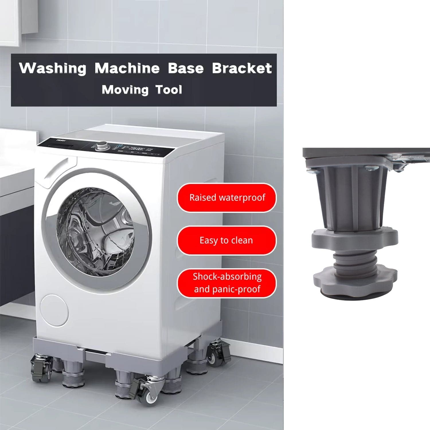 Adjustable Washing Machine Stand (1 Pc / 67—67 Cm Long Adjust) thumbnail 8