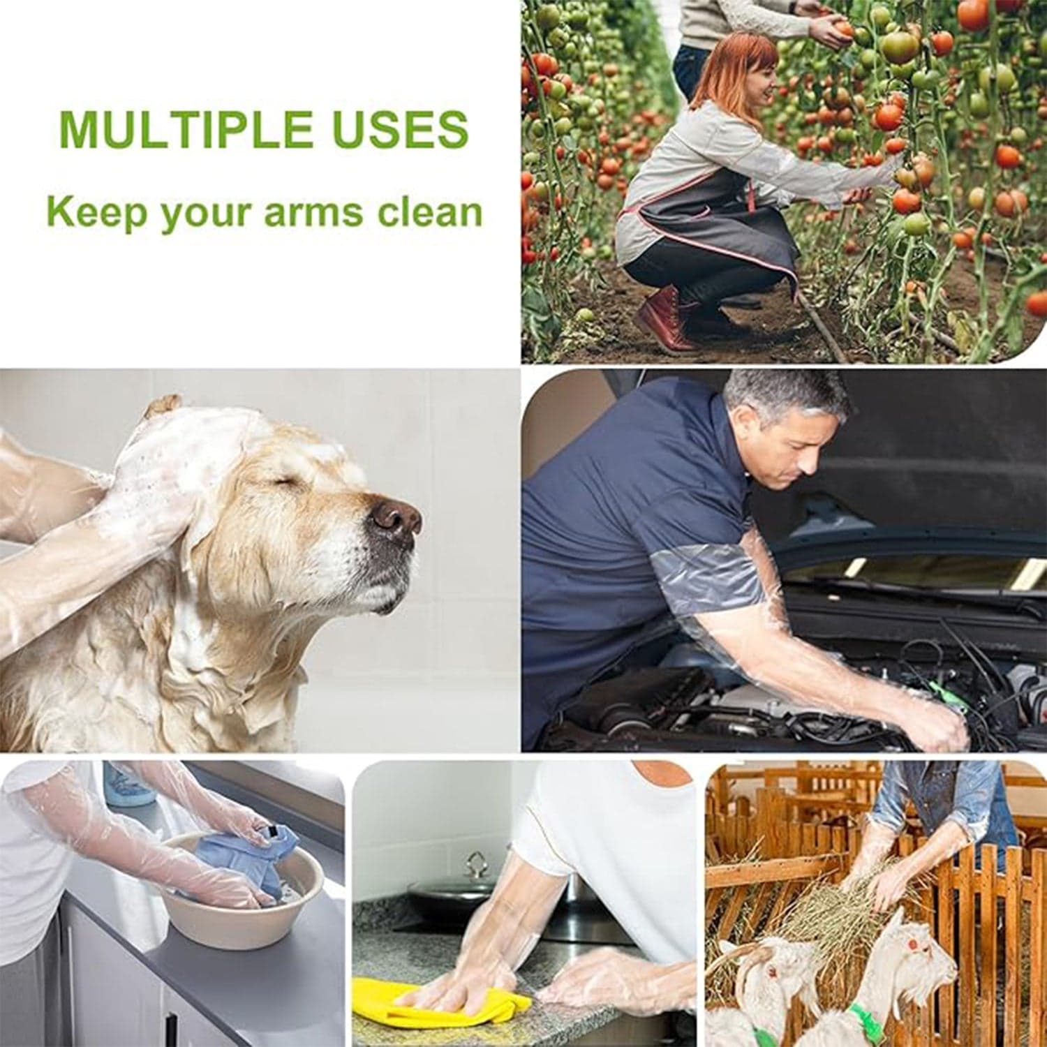 Disposable Plastic Gloves For Kitchen Food Handling (1 Pair) thumbnail 5