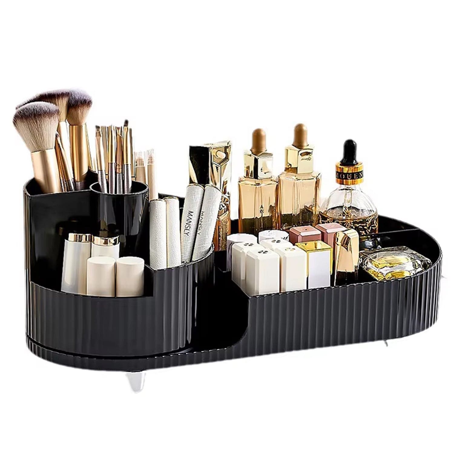 Multi Compartment Cosmetic make up organizer dressing table (1 Pc / Mix Color) thumbnail 5