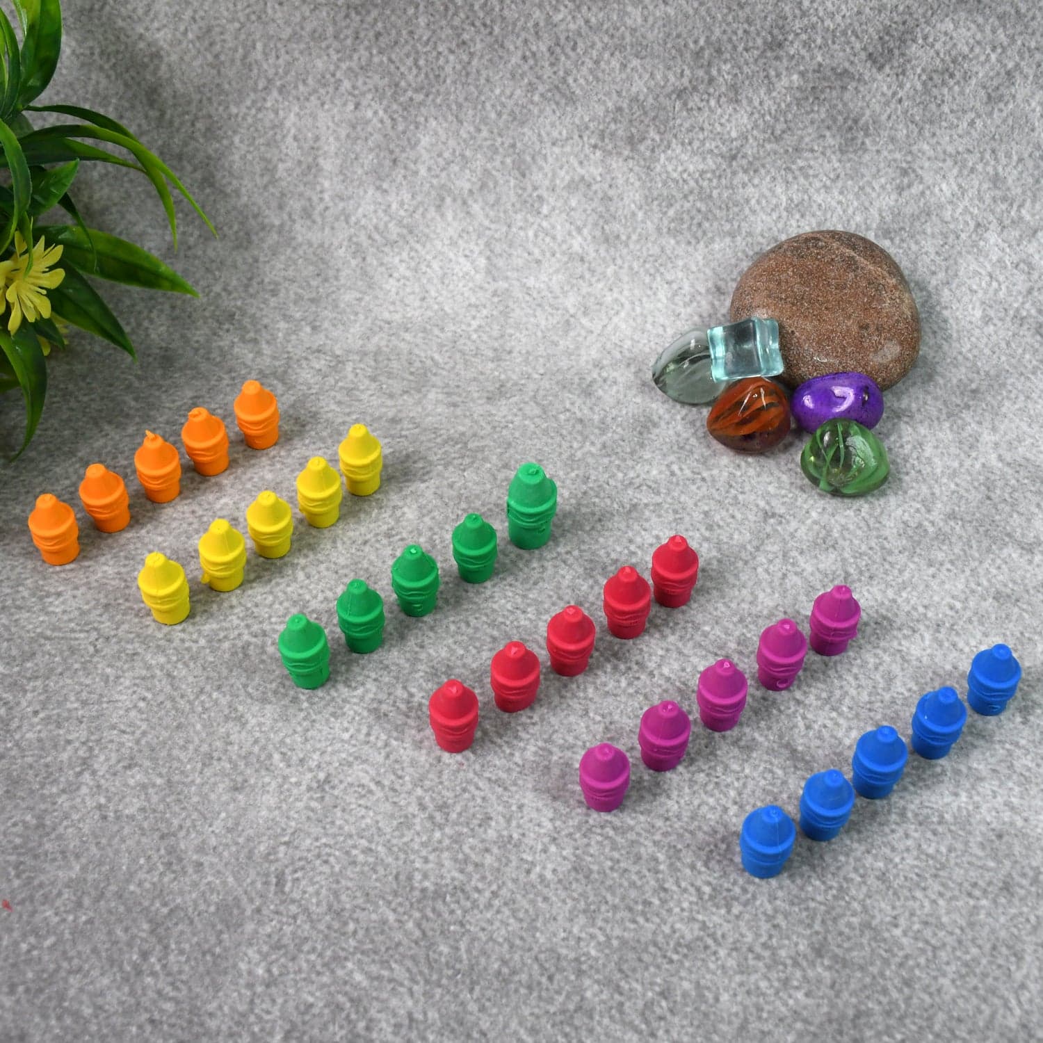 Pencil Top Eraser Rubber Erasers (1 Pc / Mix Color) thumbnail 4