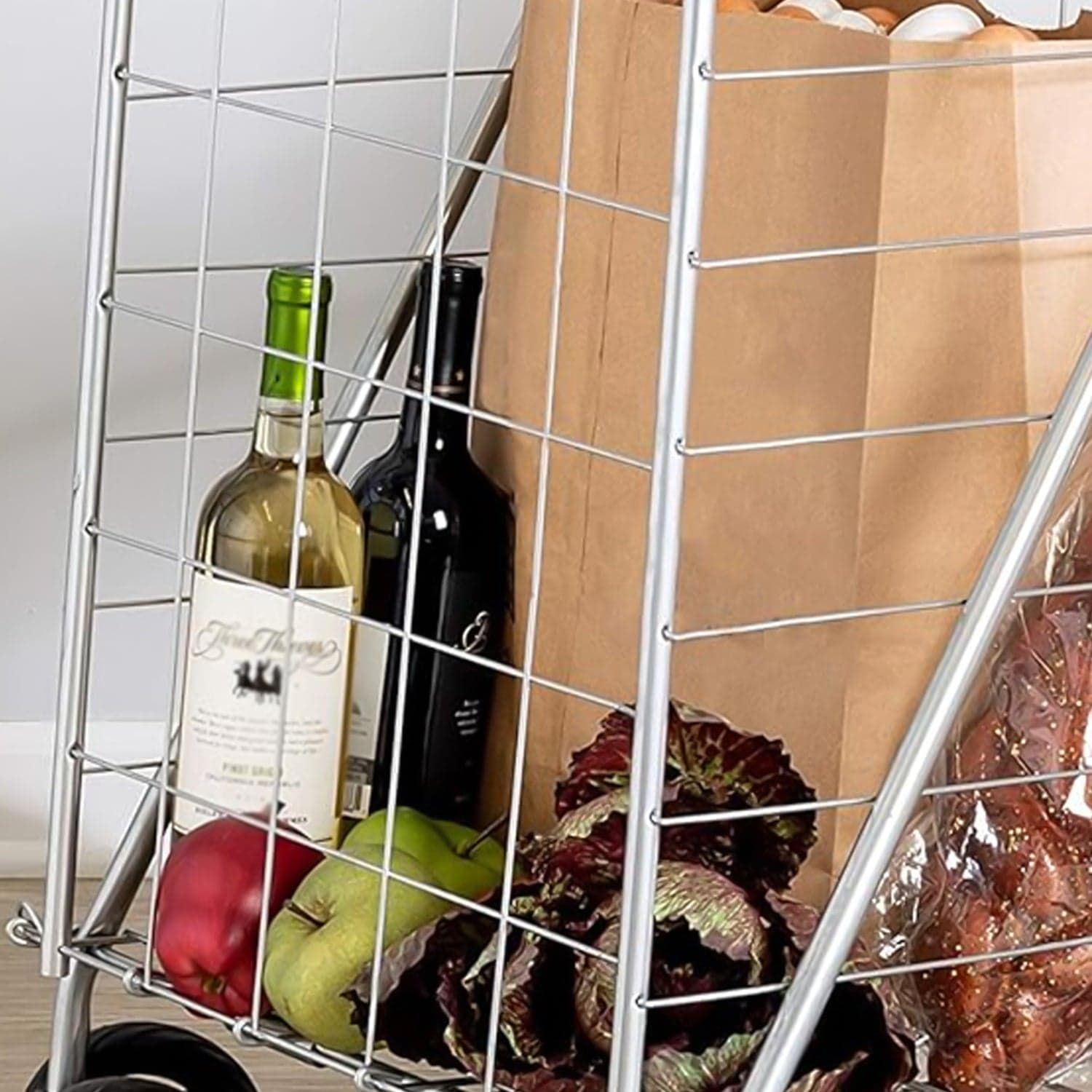 Foldable Shopping Trolley with Wheels ( MOQ :- 2 Pc) thumbnail 6