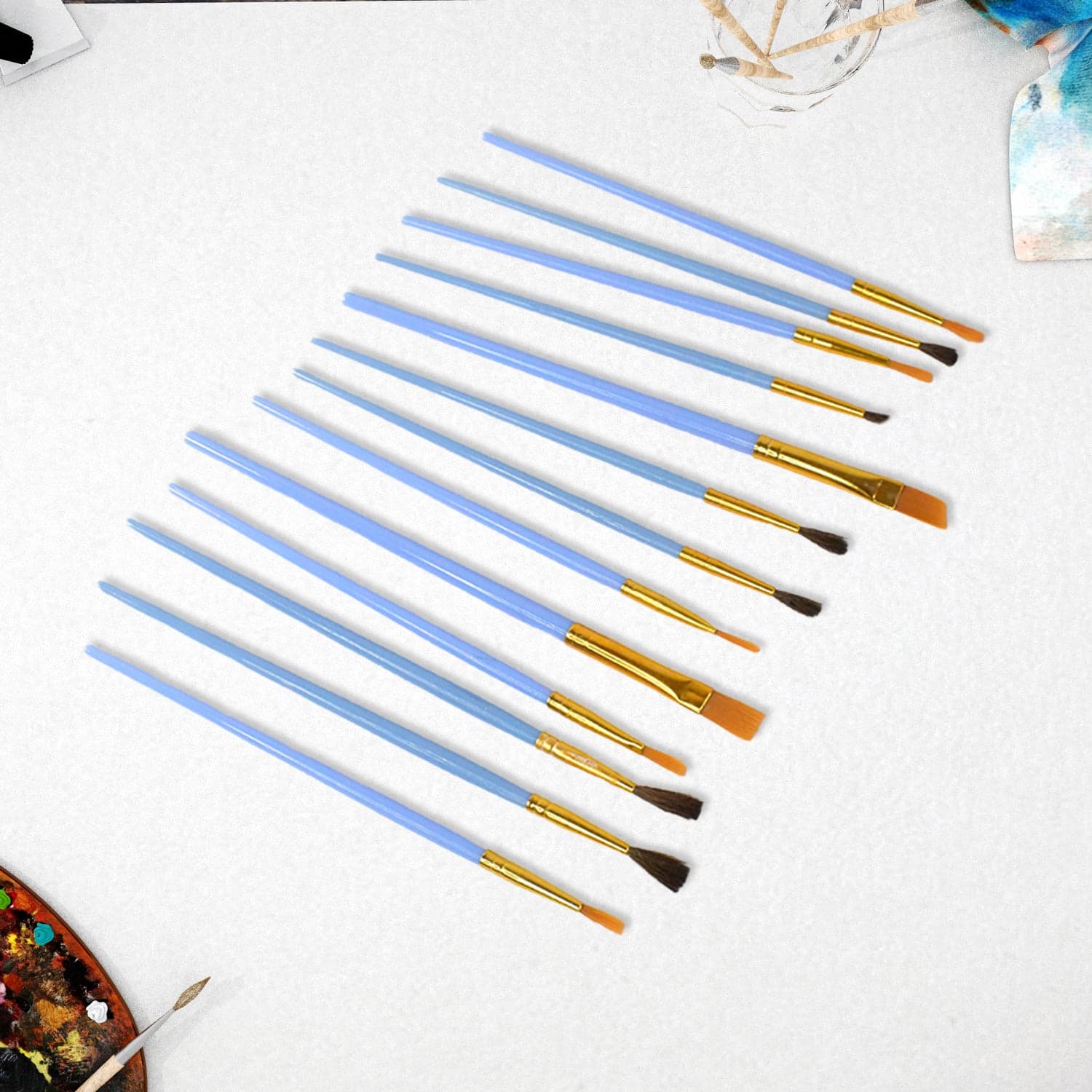 Paint Brushes Set, Artist Paintbrushes (24 Pcs Set) thumbnail 4