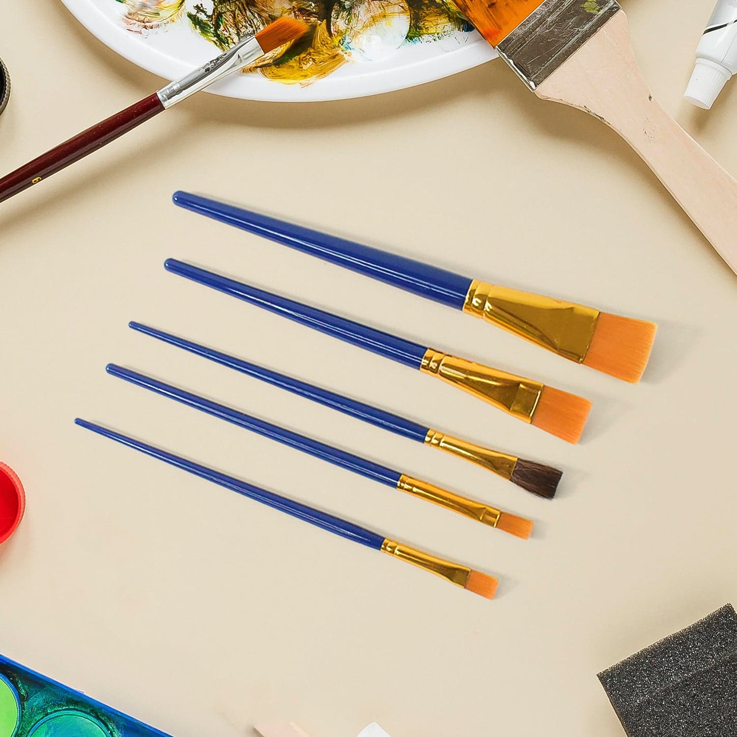 Paint Brushes Set, Artist Paintbrushes (24 Pcs Set) thumbnail 6
