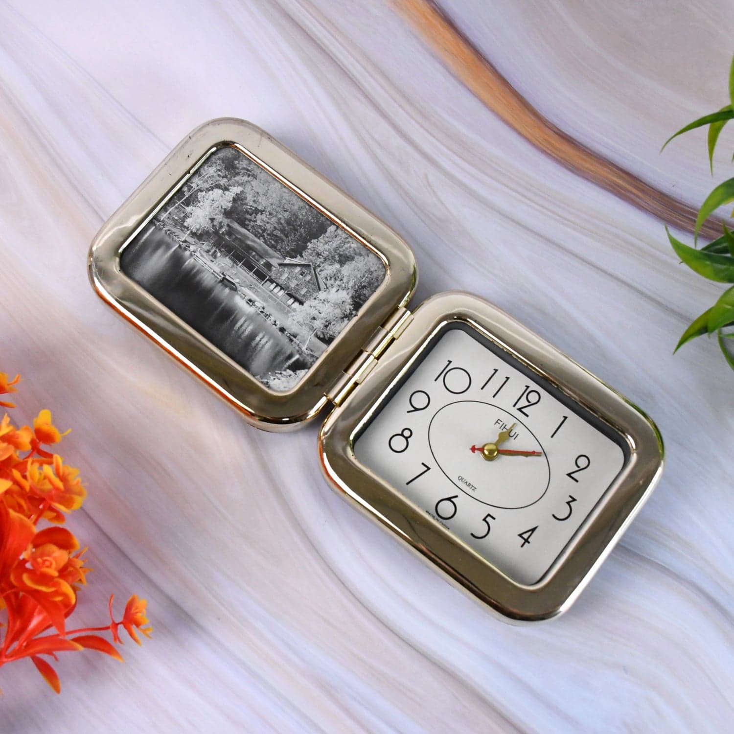 Plastic Foldable Desk Clock (1 Pc / With Box) thumbnail 7