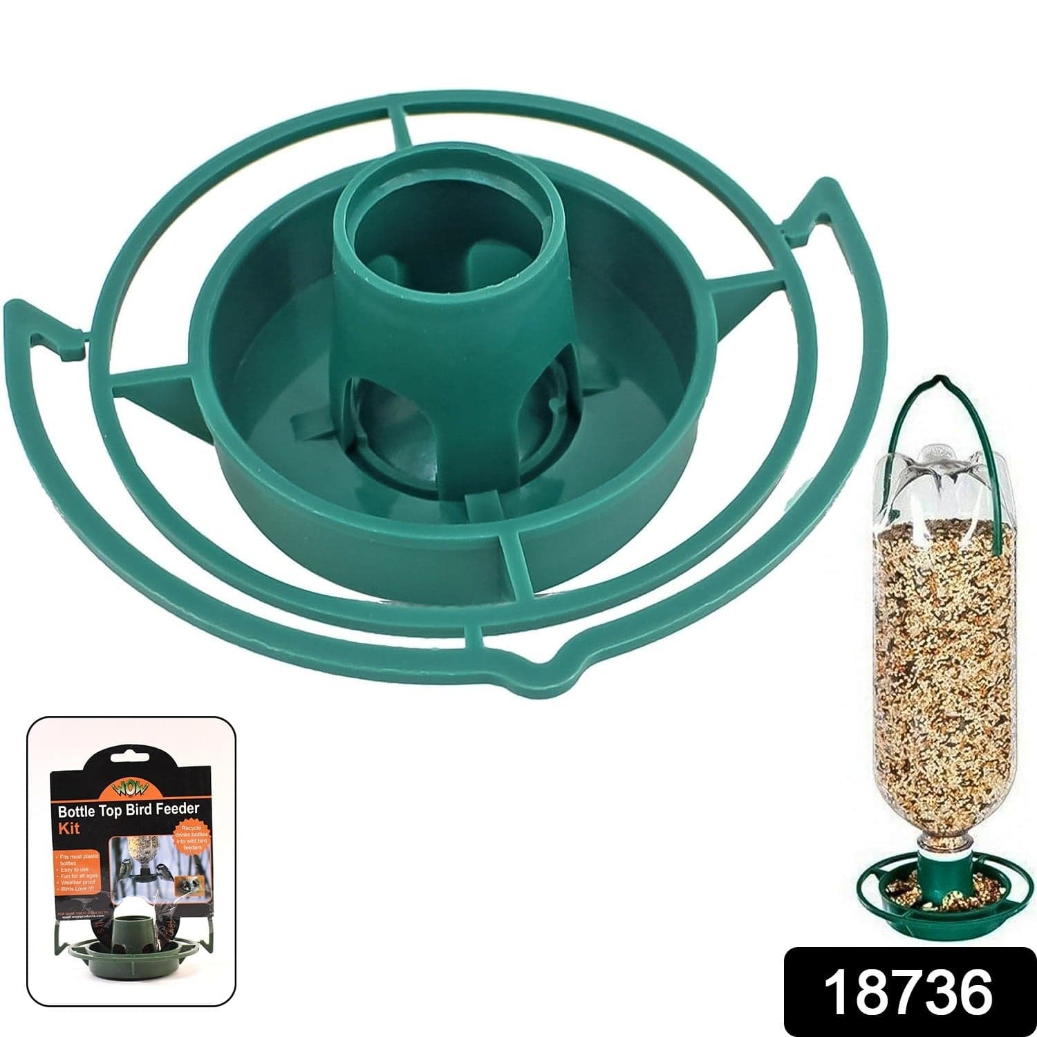 Outdoor Bird Feeder Hanging Plastic Hook (1 Pc) thumbnail 2