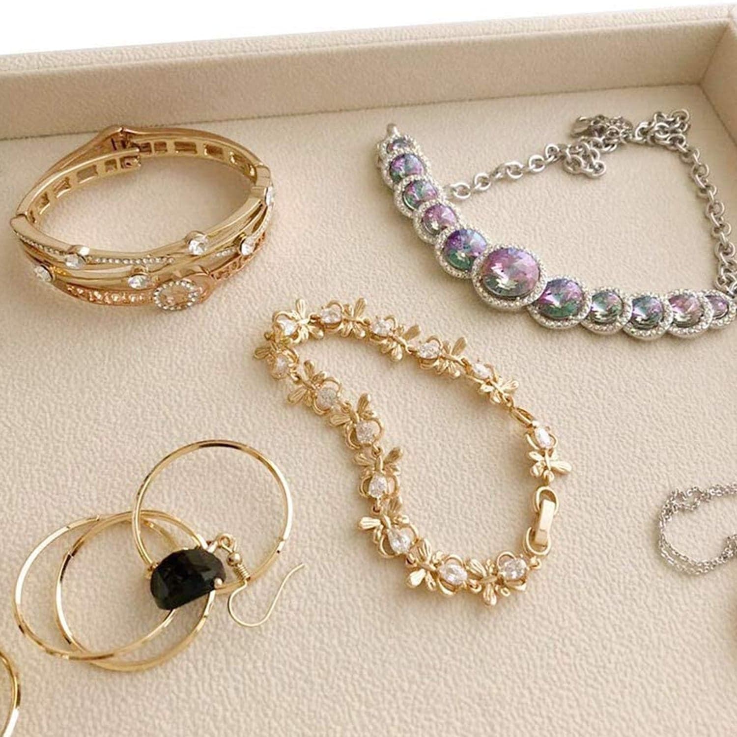 Velvet Jewellery Tray 21x12Cm (1Pc) thumbnail 3