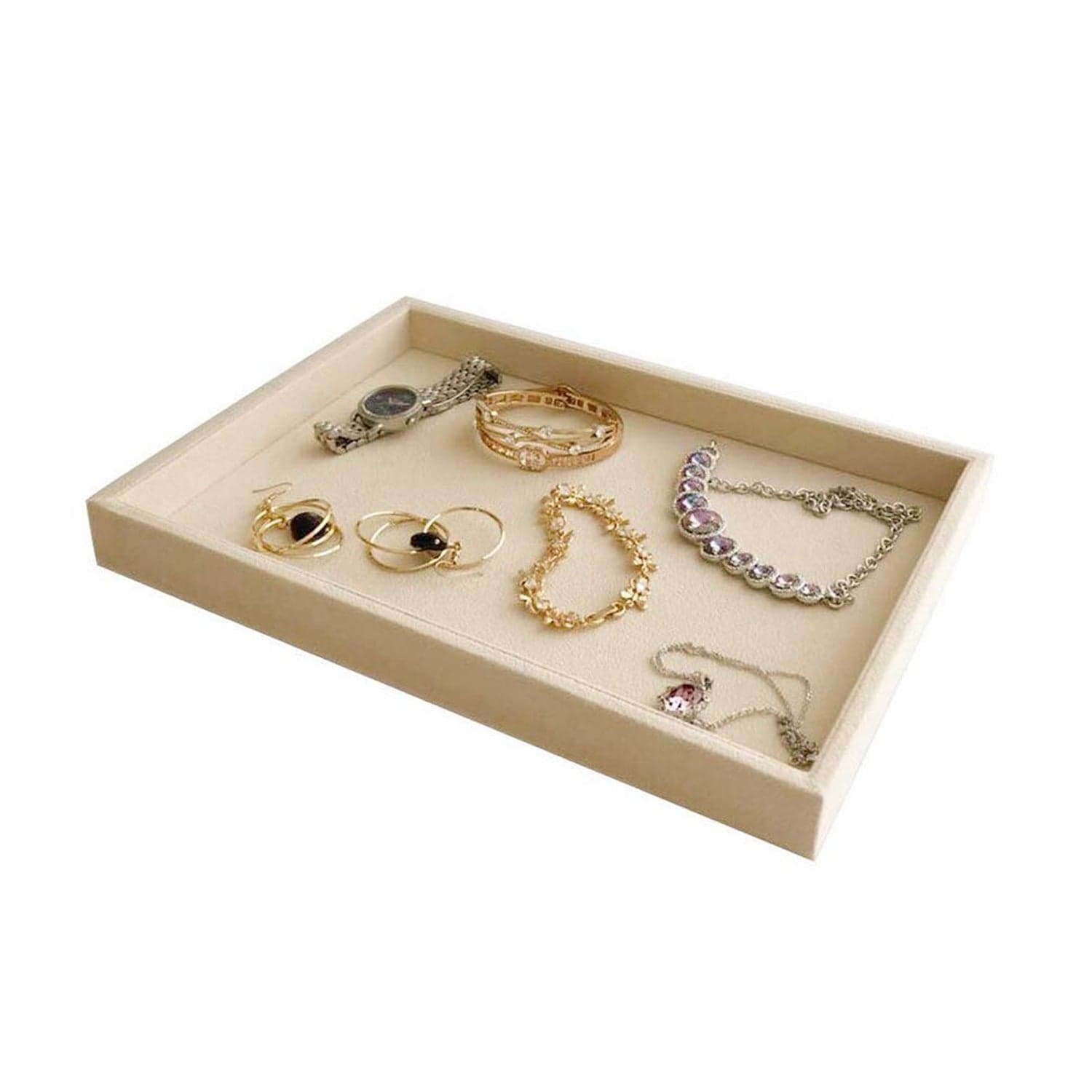 Velvet Jewellery Tray 21x12Cm (1Pc) thumbnail 5