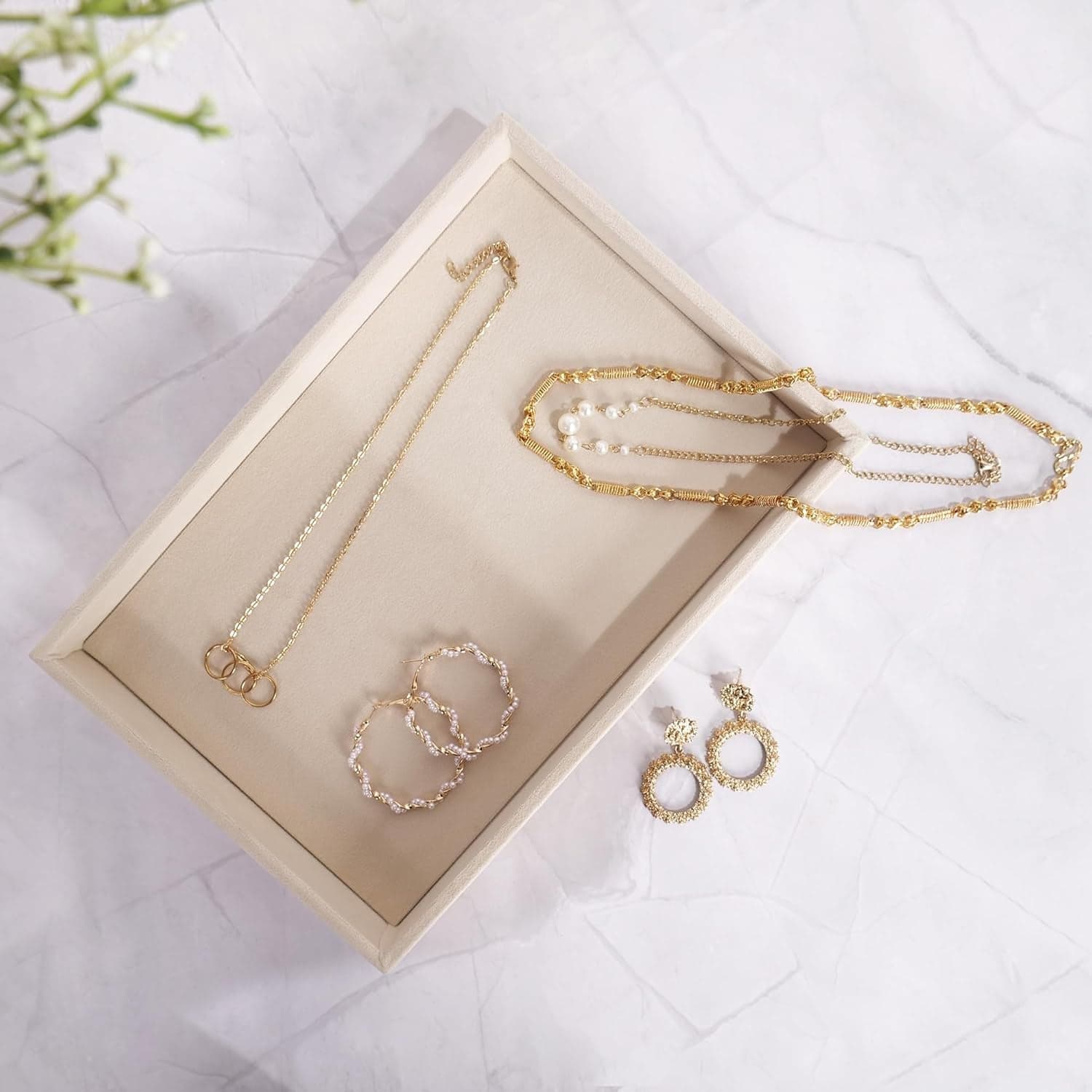 Velvet Jewellery Tray 21x12Cm (1Pc) thumbnail 6
