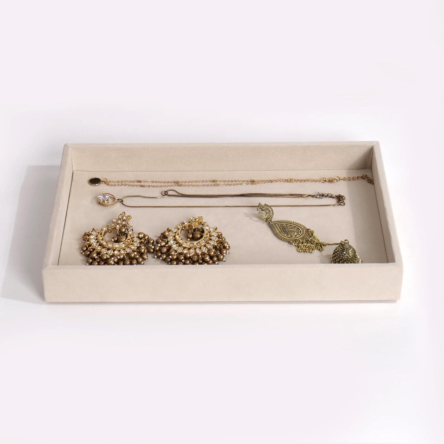 Velvet Jewellery Tray 21x12Cm (1Pc) thumbnail 7
