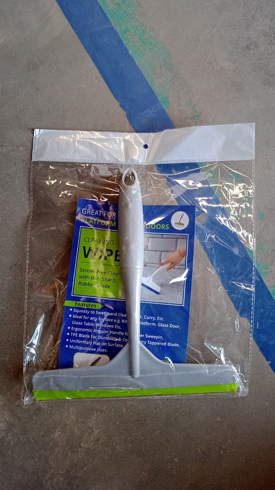 Plastic Kitchen Wiper (Grey / 1 Pc) thumbnail 7