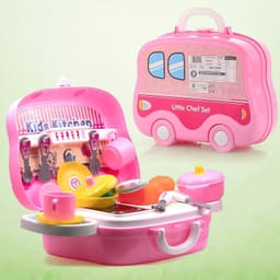 Kitchen Set for Kids Girls Pretend Play Toys Little (23 Pcs Set Approx)