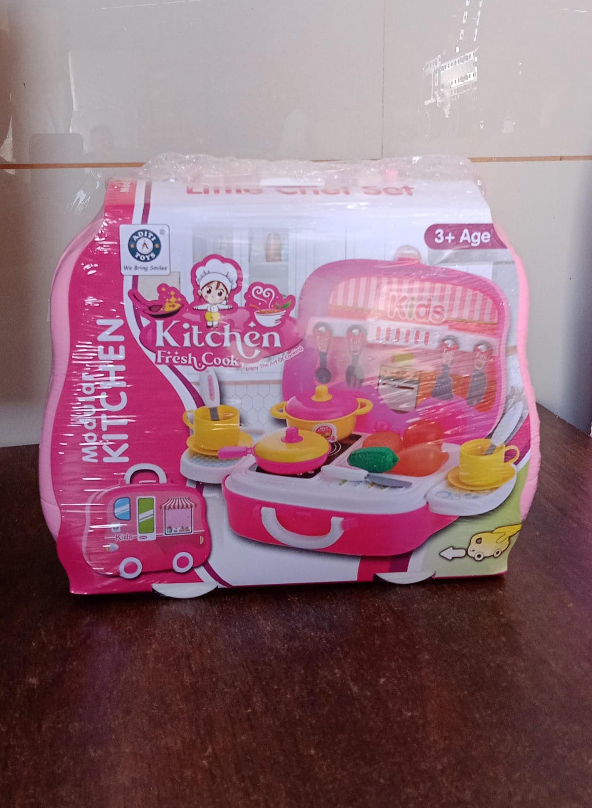 Kitchen Set for Kids Girls Pretend Play Toys Little (23 Pcs Set Approx) thumbnail 10