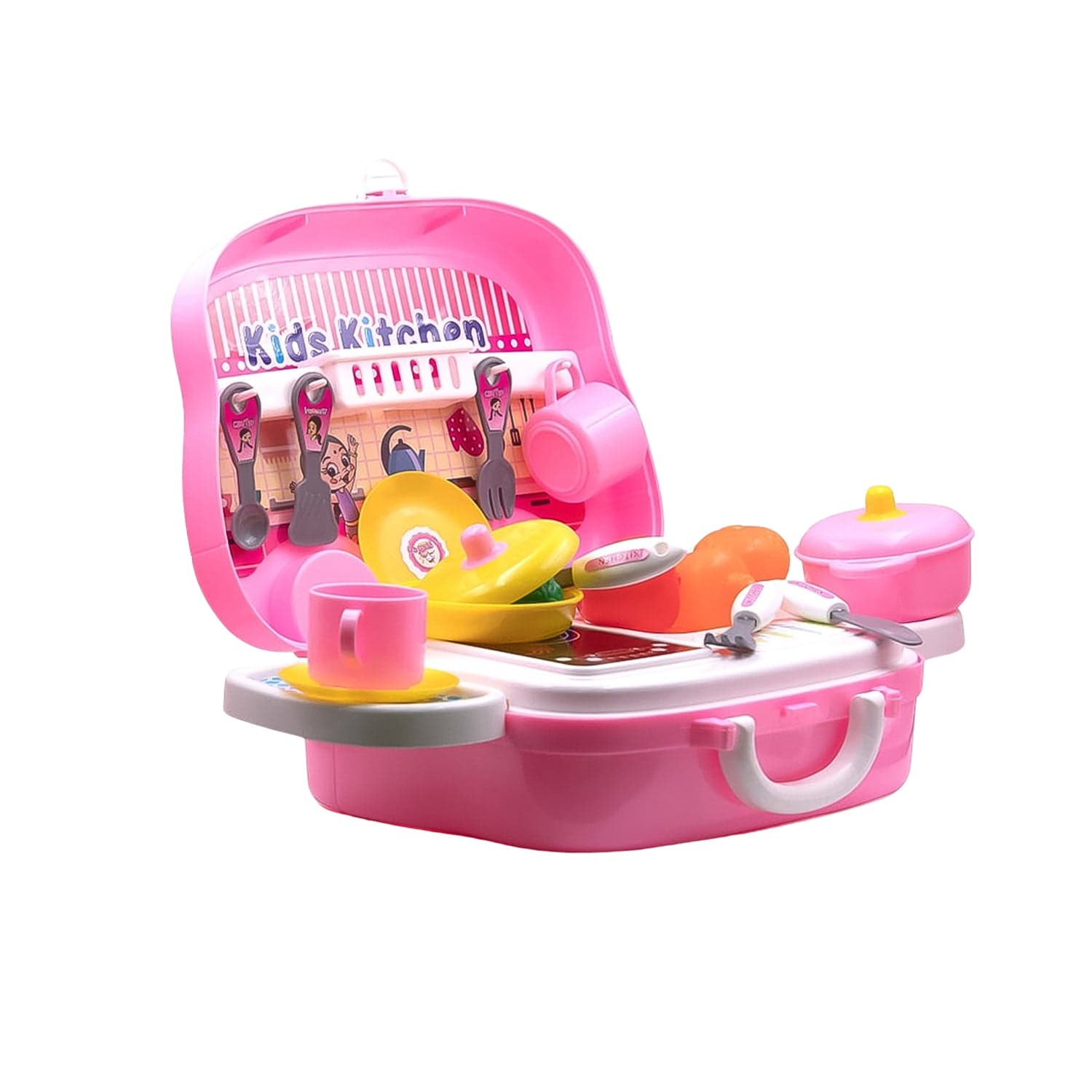 Kitchen Set for Kids Girls Pretend Play Toys Little (23 Pcs Set Approx) thumbnail 6