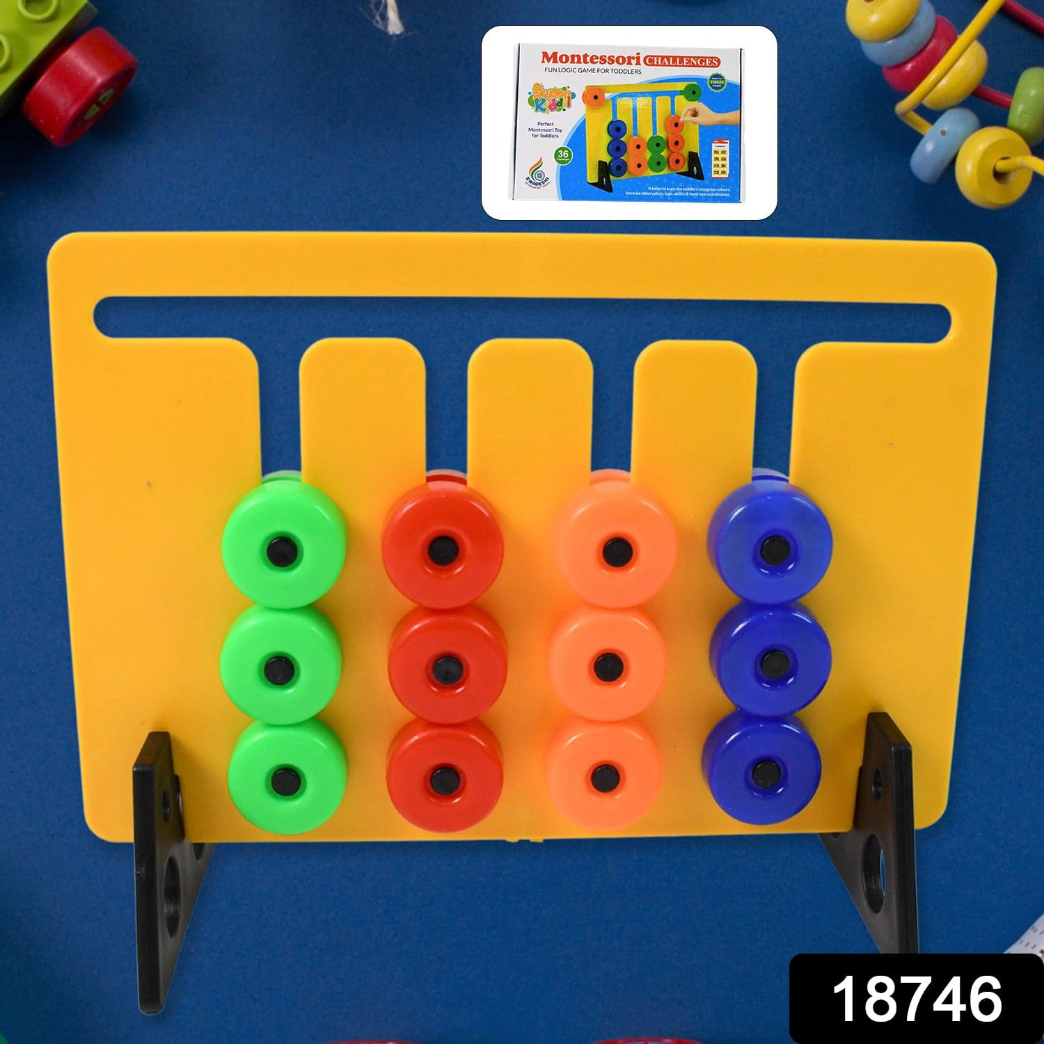 Montessori Slide Puzzles Toys for Kids (36 Challenges / 1 Set) thumbnail 2