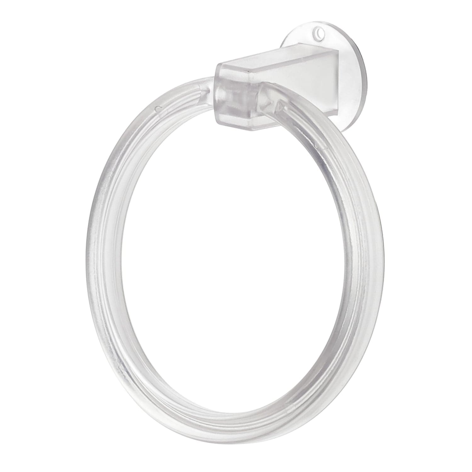 Unbreakable ABS Round Towel Ring Wall Mounted Stand / Holder (1 Pc) thumbnail 5