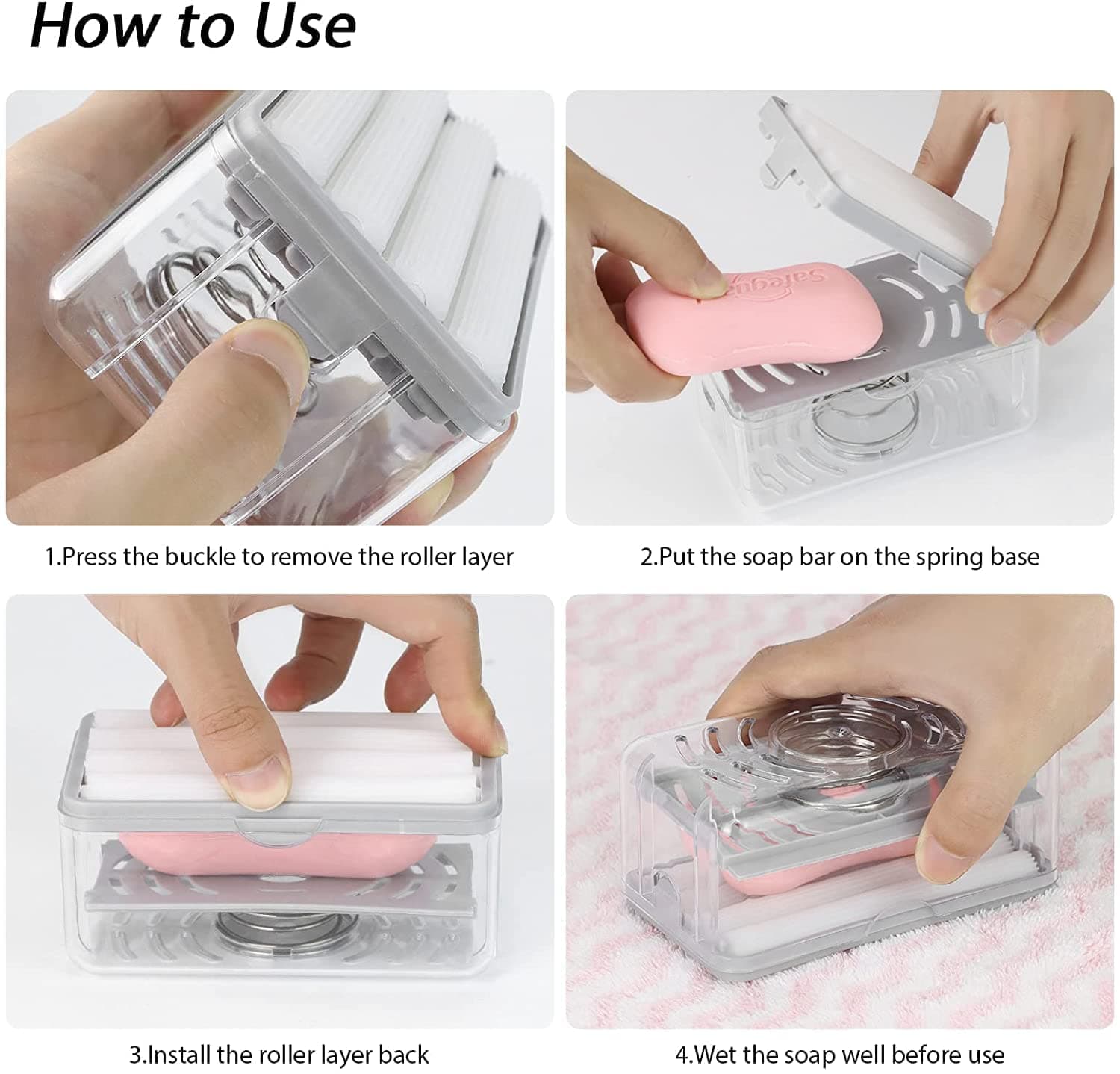 2 in 1 Soap Roller with Case (1 Pc) thumbnail 4