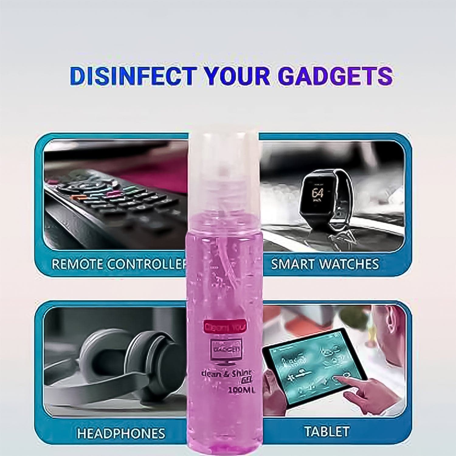 Liquid Gadget Gel Solution to Clean Mobile / Laptop Screen (100 ML) thumbnail 4
