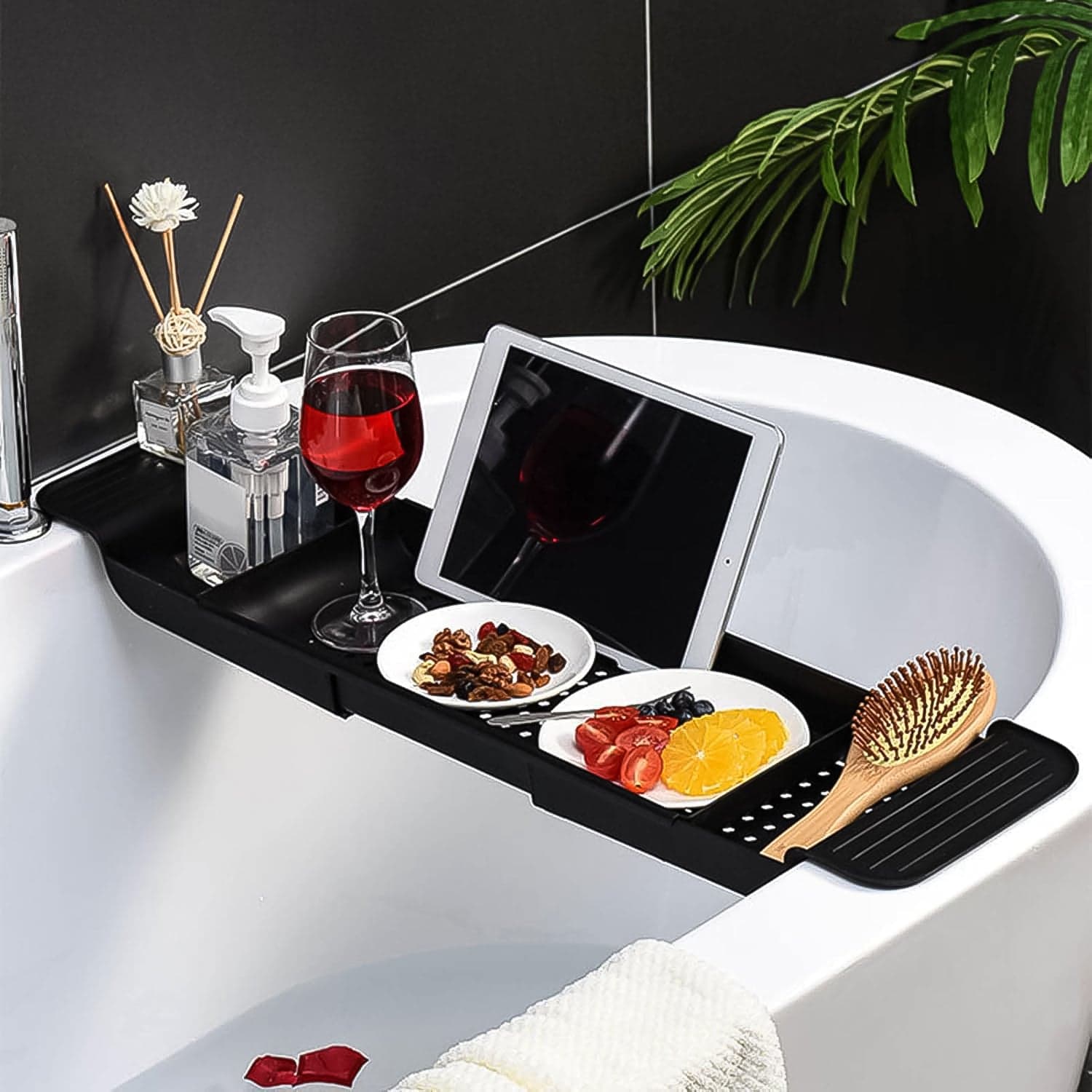 Retractable Bath Caddy, Retractable Bathtub (78 Cm Long Adjust / 1 Pc / With Brown Box) thumbnail 4