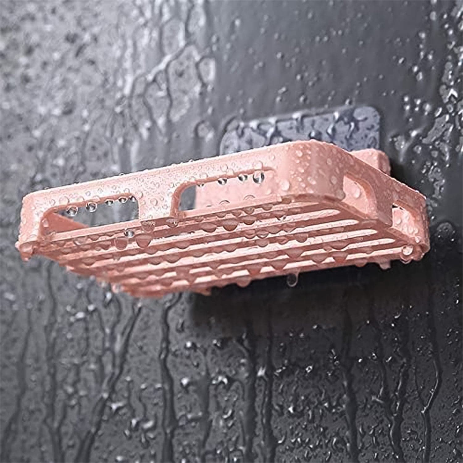 Self Adhesive Rectangular Soap Dish Holder 1 Pc thumbnail 2