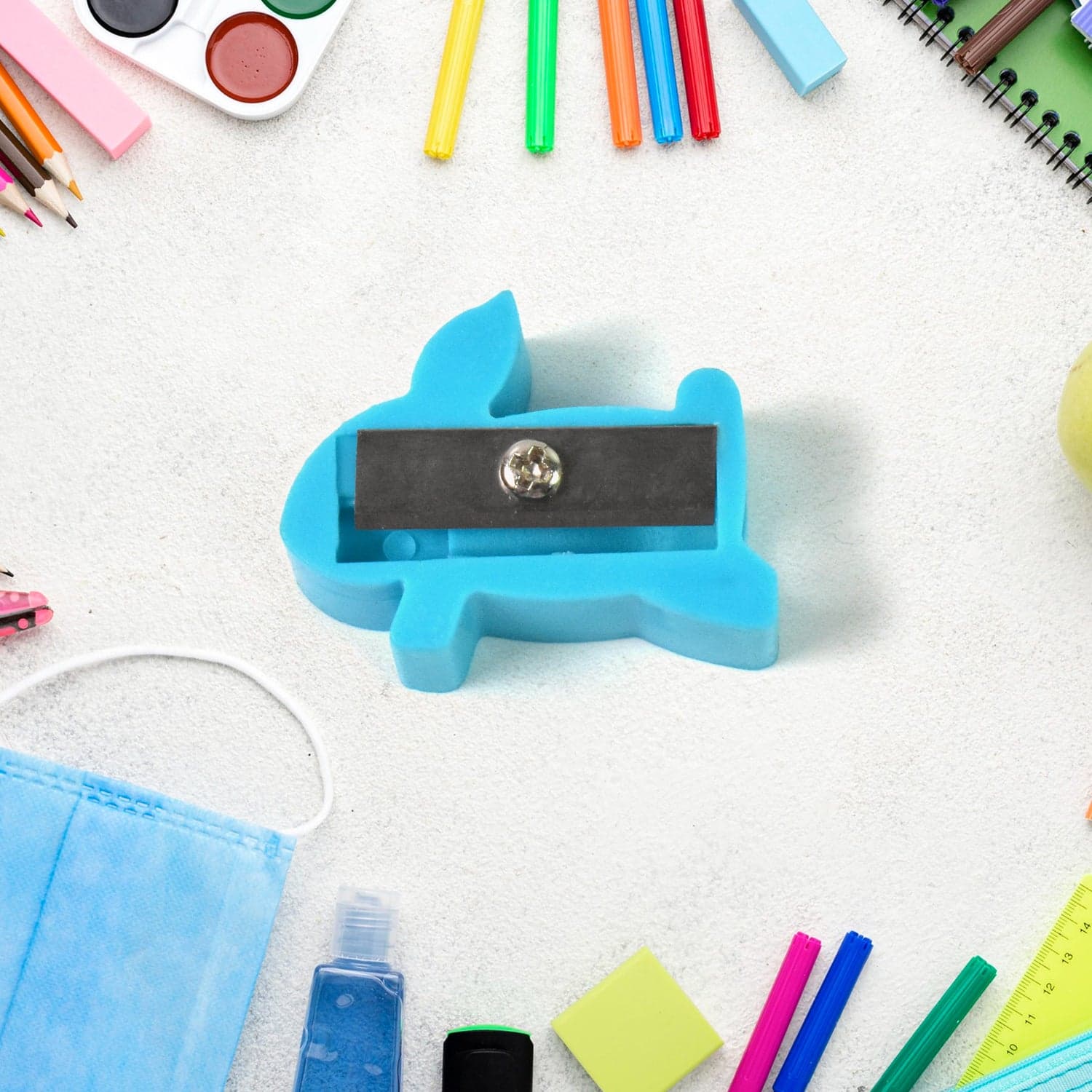Plastic Small Cute Pencil Sharpener (1 Pc / Mix Design & Color) thumbnail 5