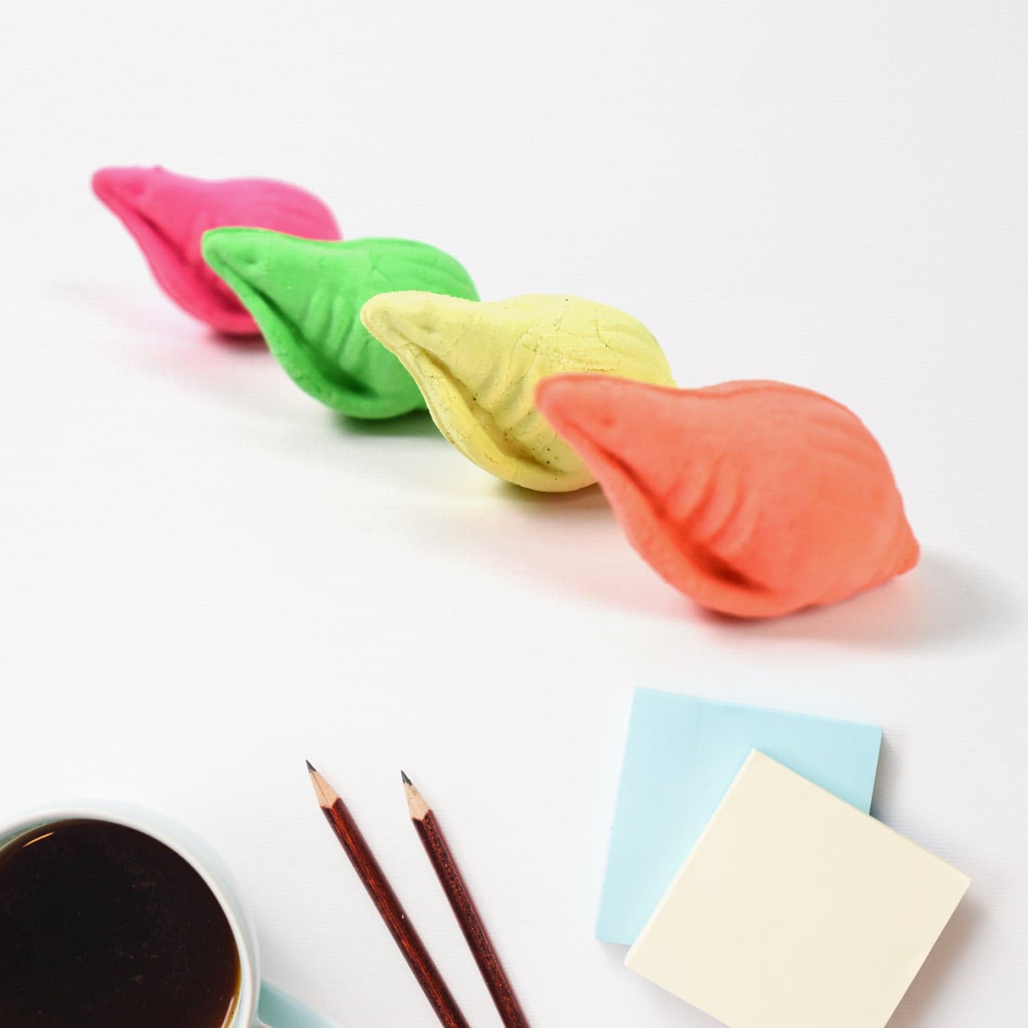 Shankh Shape Eraser Rubber (1 Pc / Mix Colour & Design) thumbnail 3