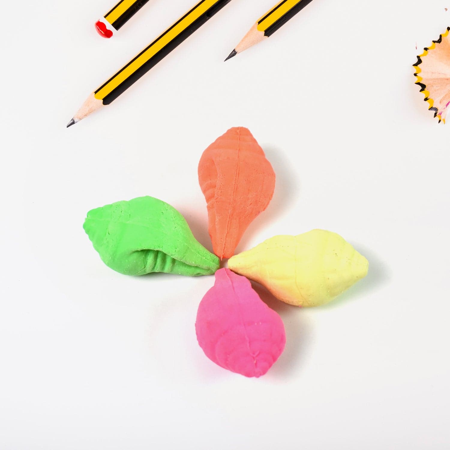 Shankh Shape Eraser Rubber (1 Pc / Mix Colour & Design) thumbnail 6