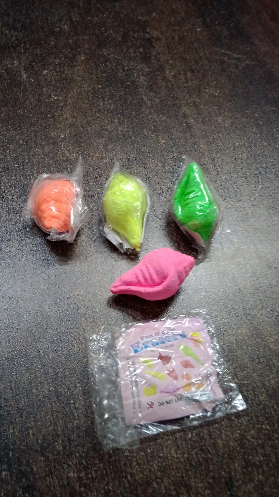 Shankh Shape Eraser Rubber (1 Pc / Mix Colour & Design) thumbnail 7