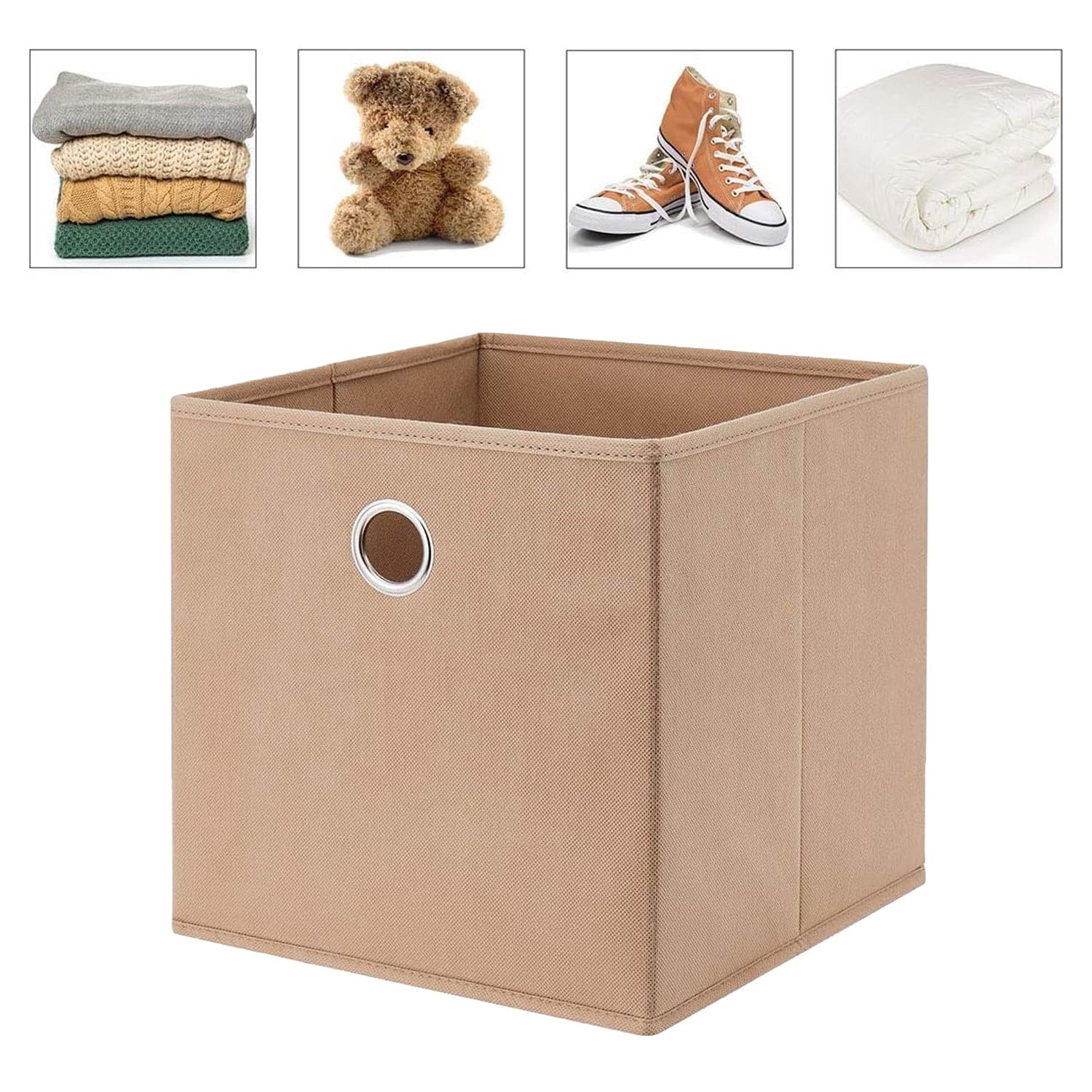 Foldable Square Storage Box (20x20 Cm / 1 Pc) thumbnail 1