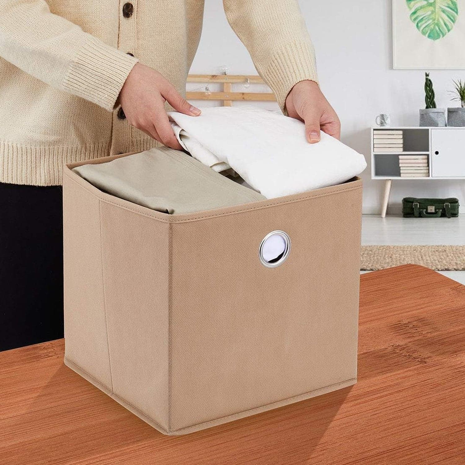 Foldable Square Storage Box (20x20 Cm / 1 Pc) thumbnail 4