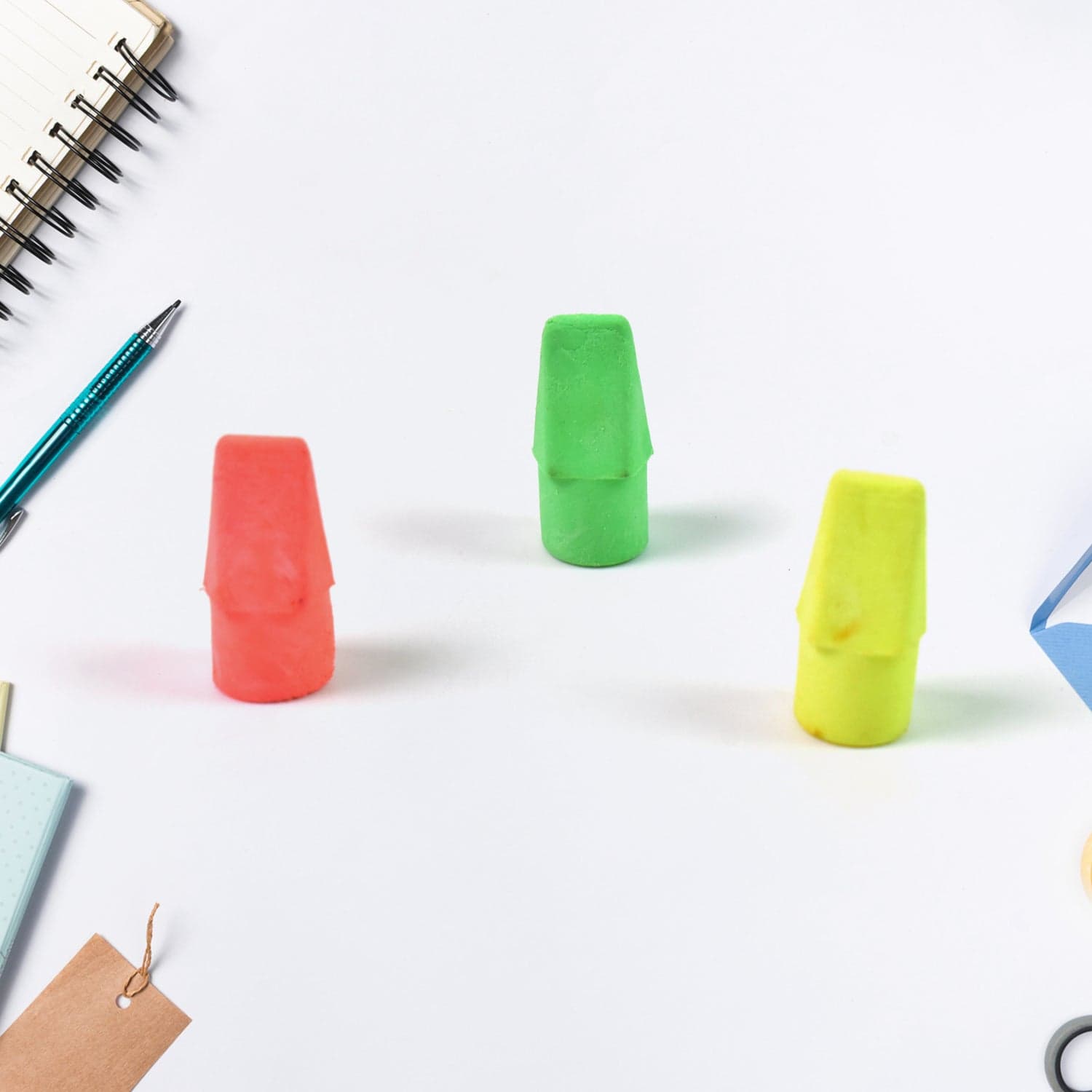 Pencil Top Eraser Rubber Erasers (1 Pc / Mix Colour & Design) thumbnail 3