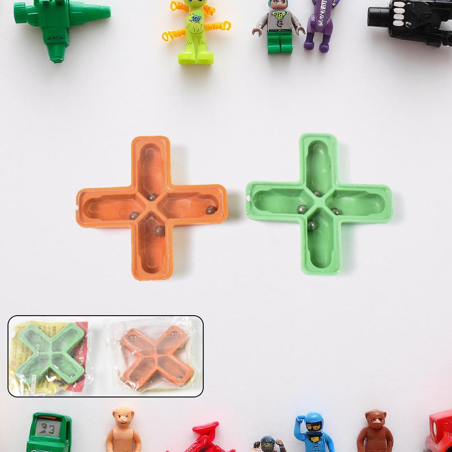 Magic Toys Magic Cross Magic Tricks Puzzle (1 Pc / Mix Color & Design) thumbnail 1