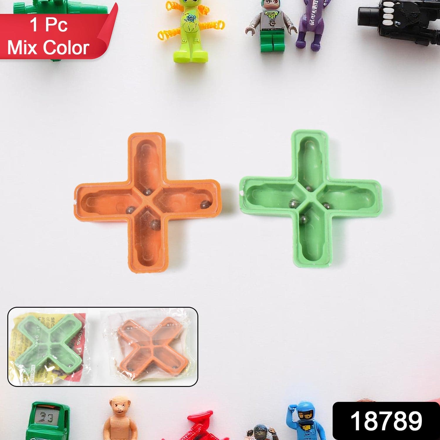 Magic Toys Magic Cross Magic Tricks Puzzle (1 Pc / Mix Color & Design) thumbnail 2