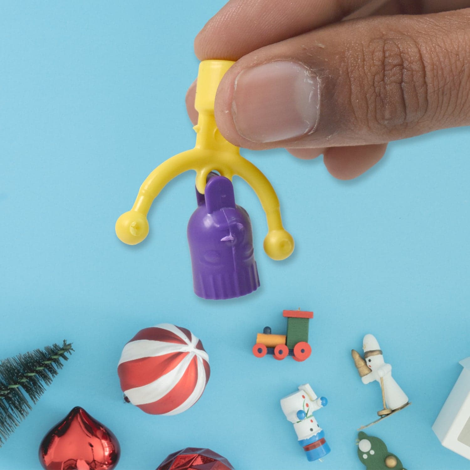 Bell Shape Pencil Top Promotional toys (1 Pc / Mix Colour & Design) thumbnail 3