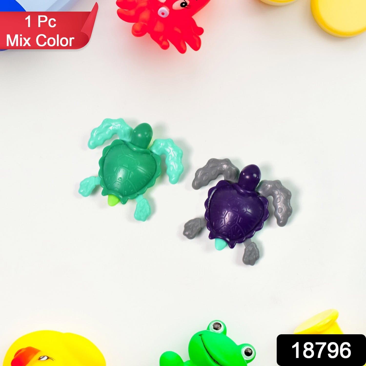 Small Diy Turtle Toy, Mini Turtle, Sea Turtle (1 Pc / Mix Color & Design) thumbnail 2