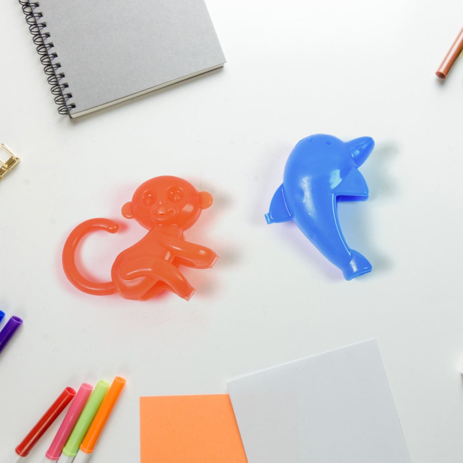 Mix Character, Monkey, Fish, Cat Pencil Top Promotional toys (1 Pc / Mix Colour & Design) thumbnail 4