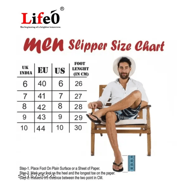 LifeO Stylish & Trending Flip Flop for Men & Boys thumbnail 4