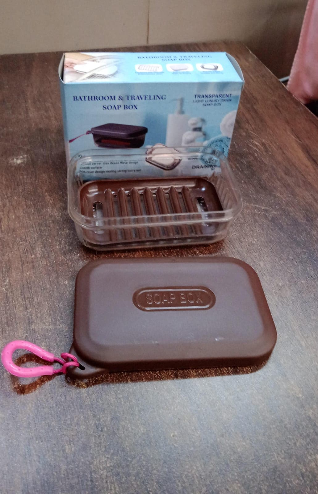 Bathroom & Travel Plastic Soap Box with Lid ,Sabudani (1 Pc) thumbnail 6