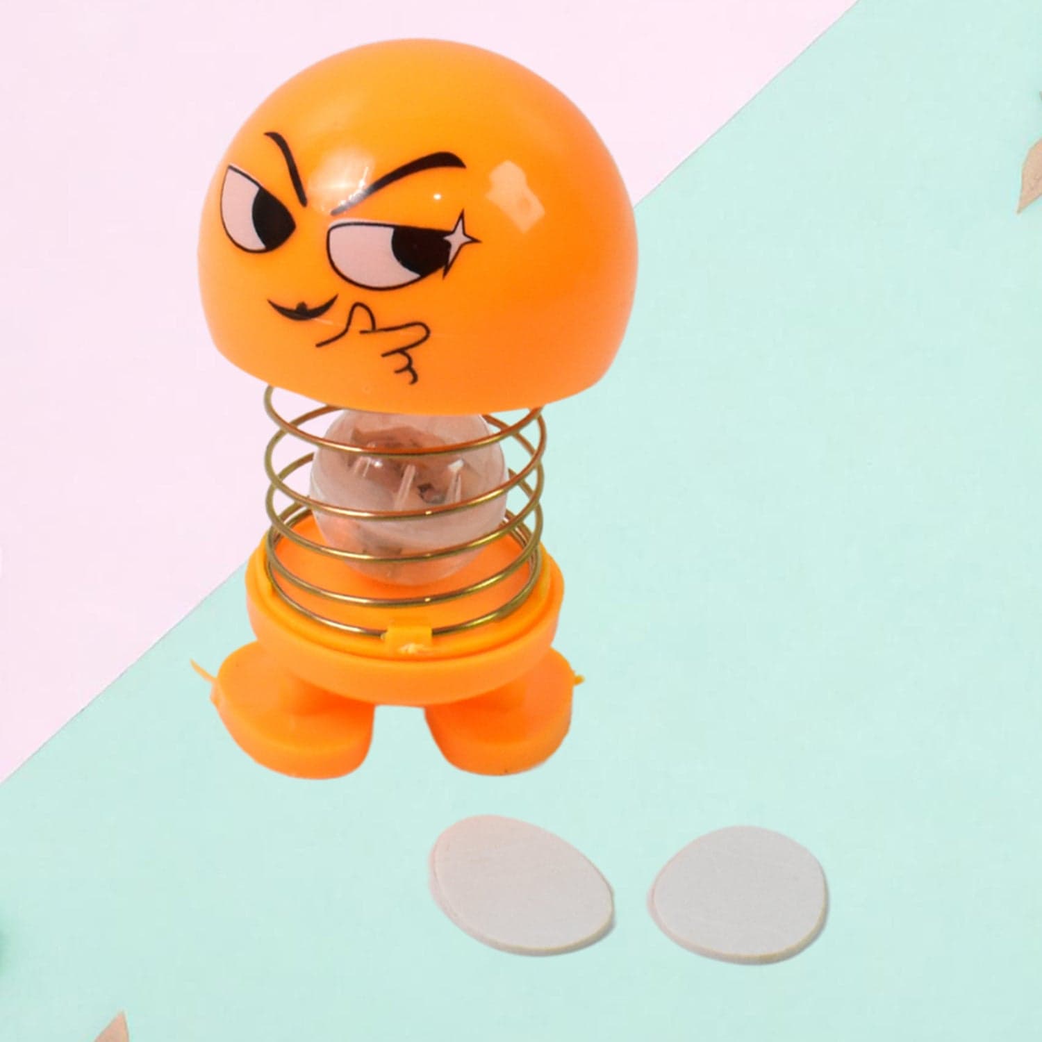 Cartoon Face, Spring Doll Dance Toy (1 Pc / With Color Box) thumbnail 4