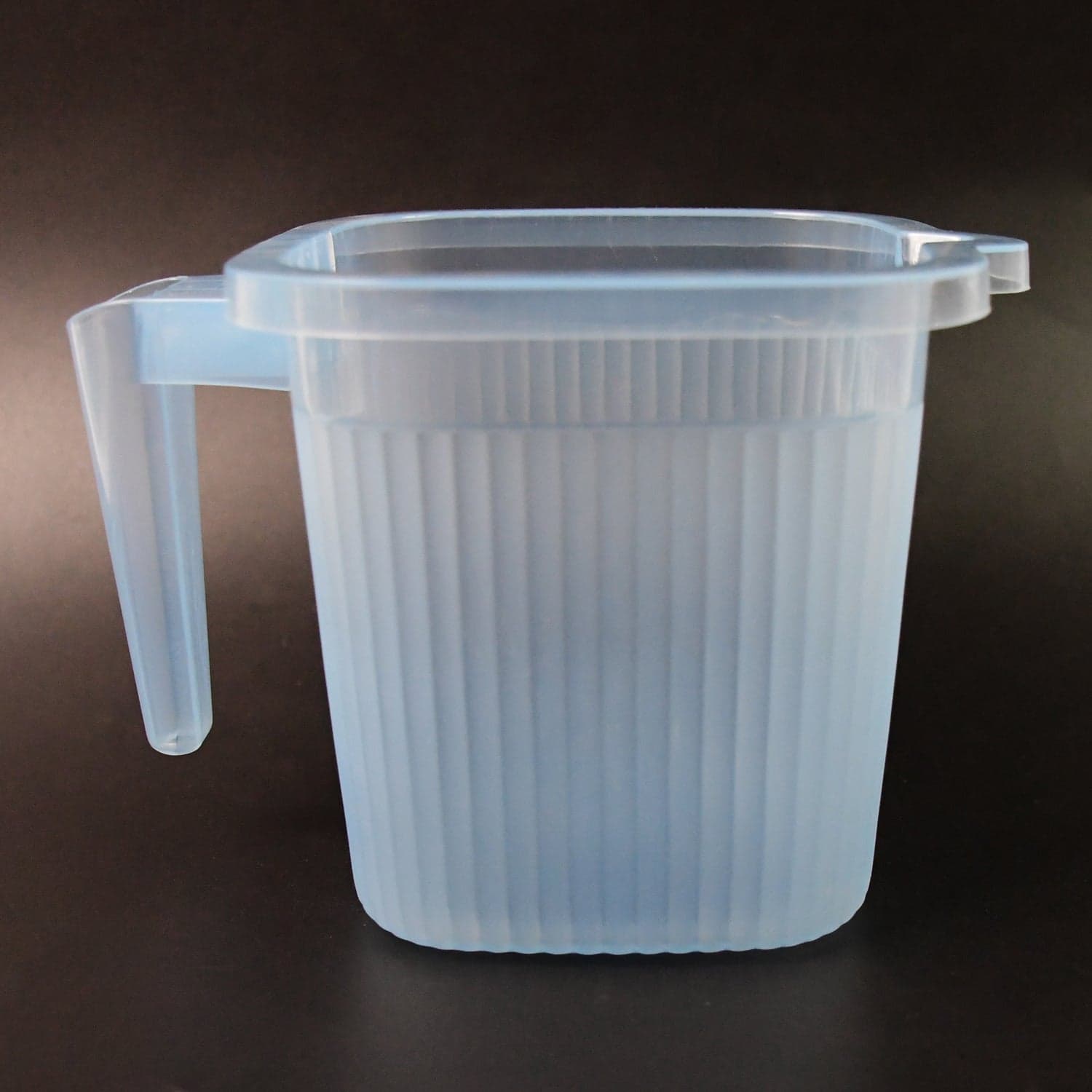 Plastic Square Transparent Bath Water Mug (1 Pc / 1000 ML / Mix Color) thumbnail 7