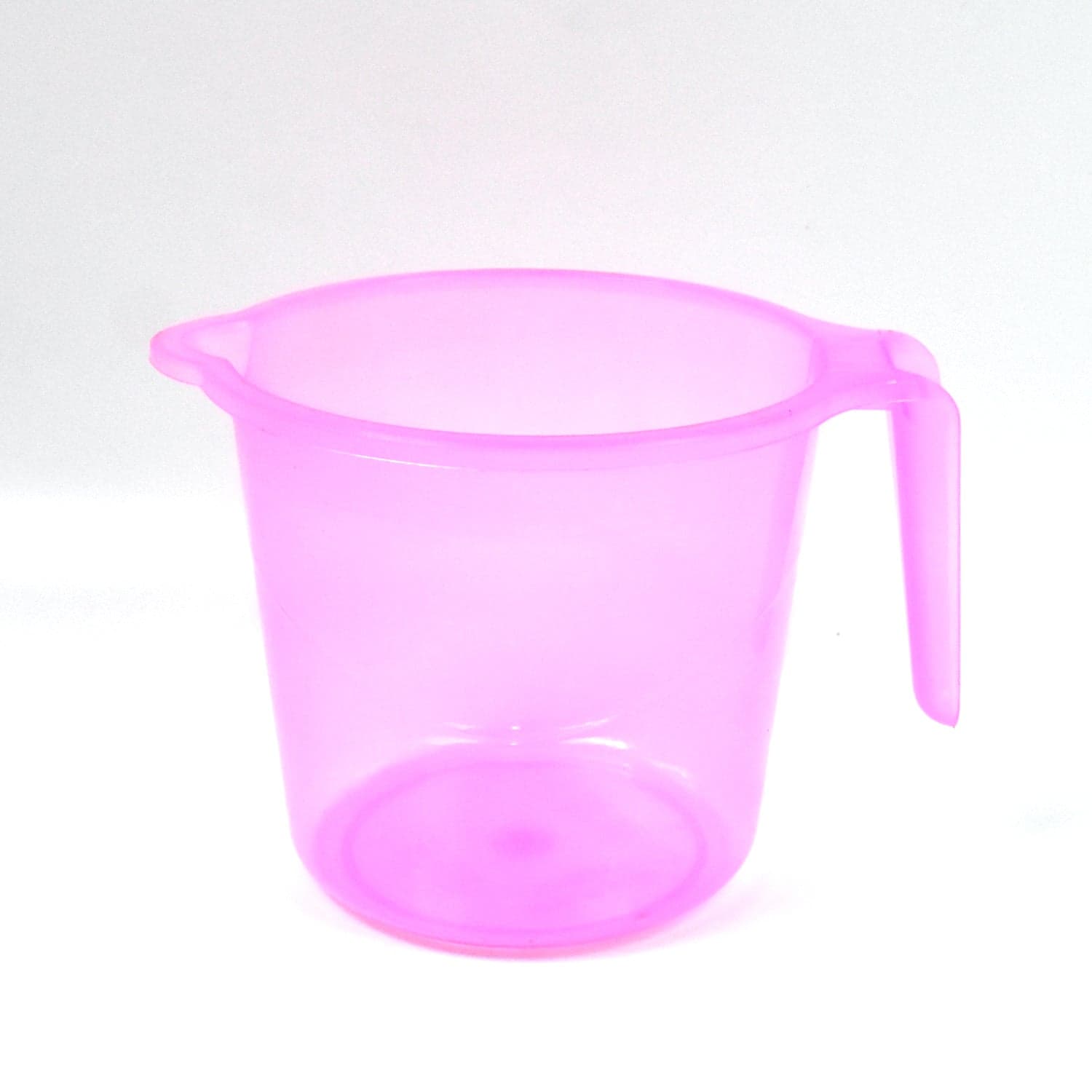 Plastic Round Transparent Bath Water Mug (1 Pc / 1200 ML / Mix Color) thumbnail 5